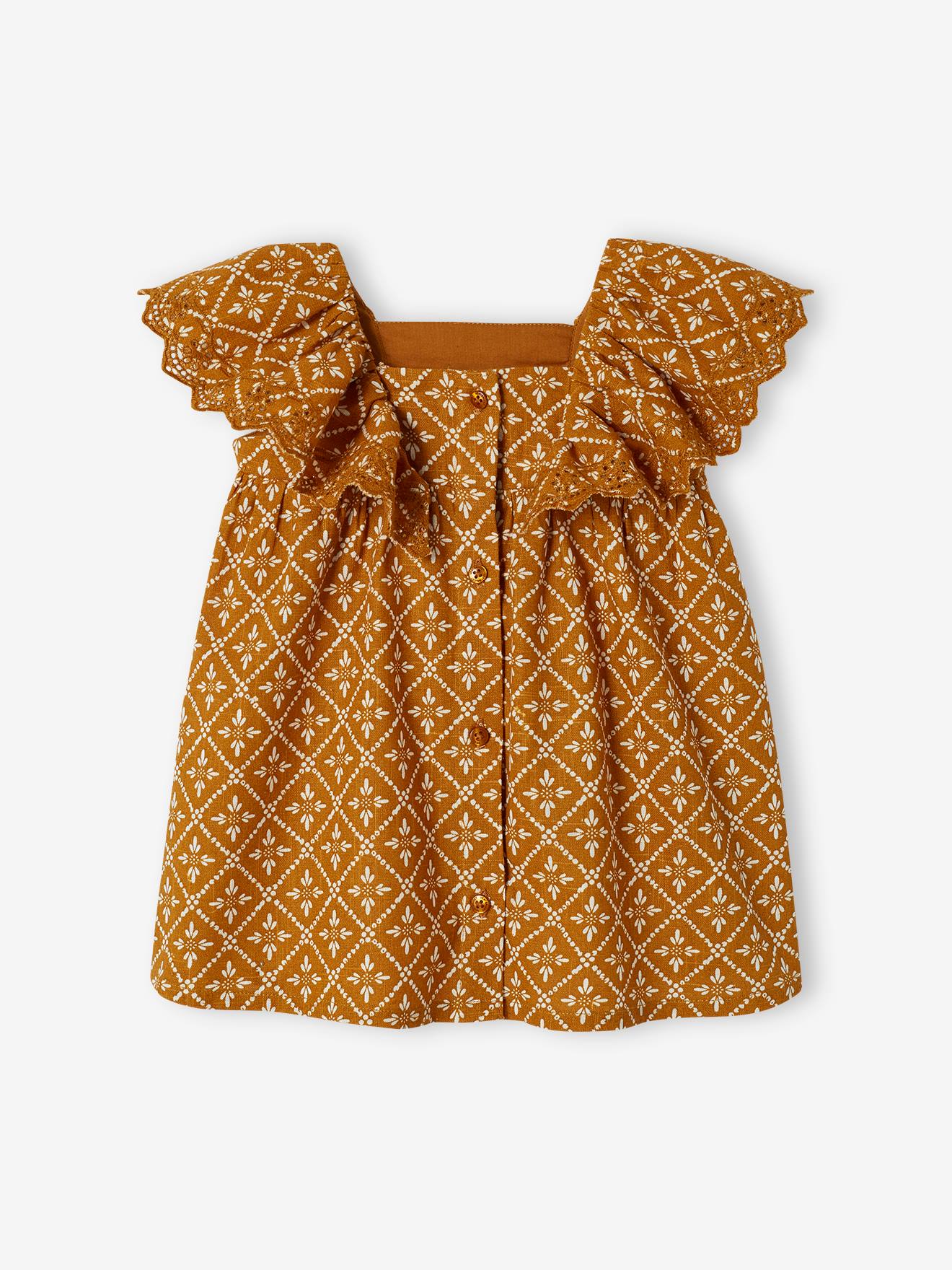 Vestido infantil Candy com babados