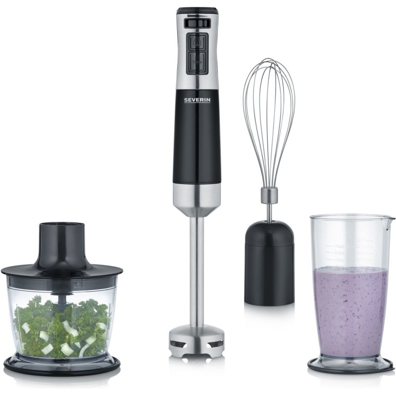 Mixeur plongeant SM 3772, 600 watts, inox / noir