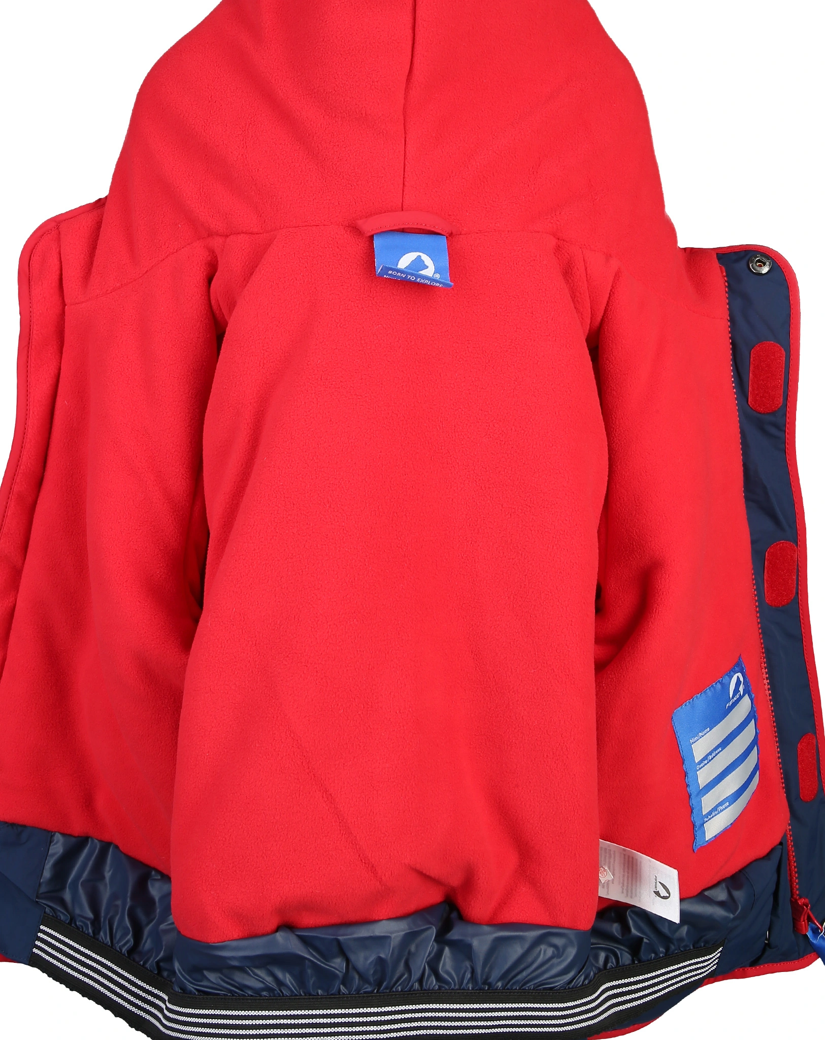 Winterparka TALVI EKO in navy/red