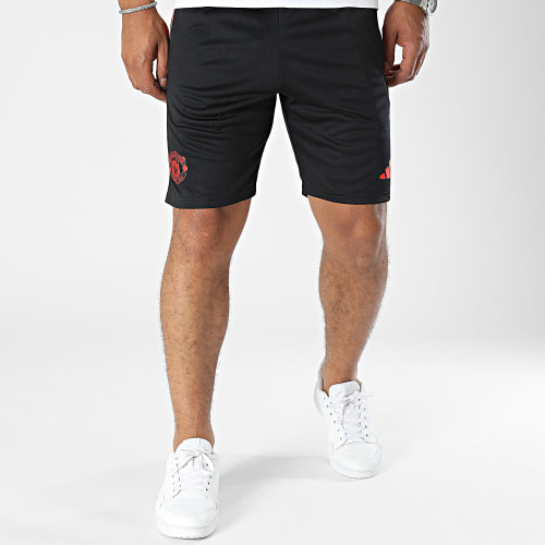 Short Jogging A Bandes Manchester United IA7285 Noir