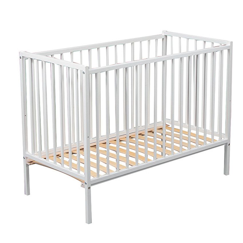 Lit à barreaux Pocket 2.0 60 x 120 cm - Blanc - Ecru