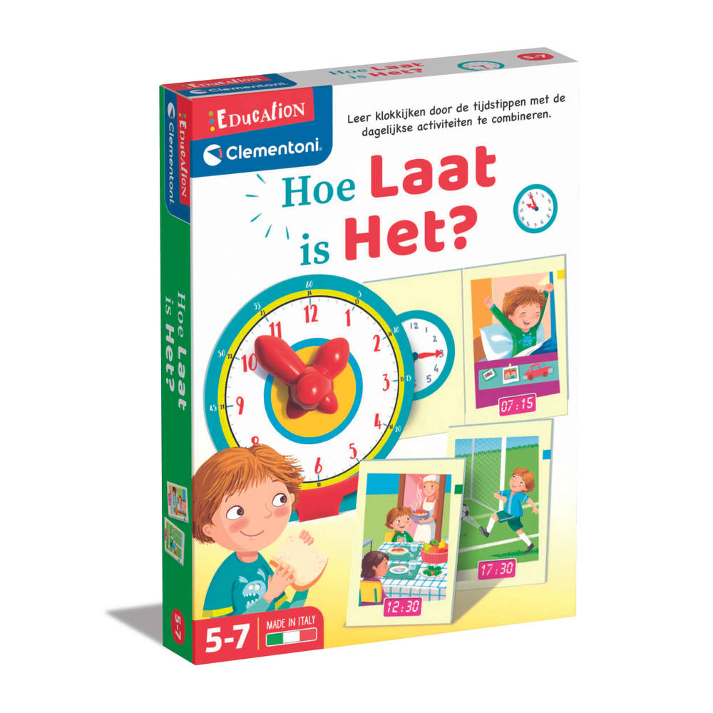 Clementoni hoe laat is het?