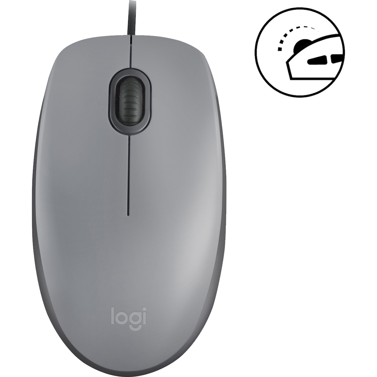 Logitech M110 Silent kablet mus (grå)