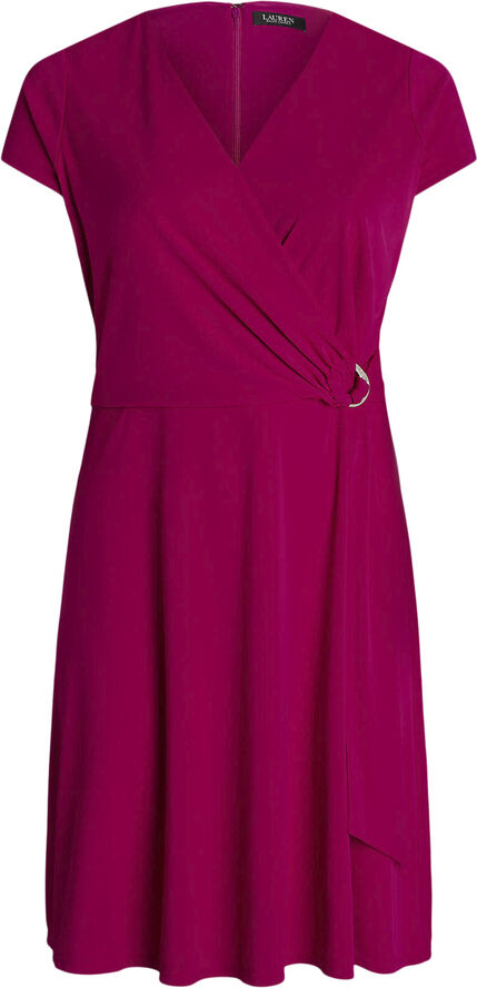 Lauren Ralph Lauren STR MATTE JERSEY-DRESS Fuchsia berry