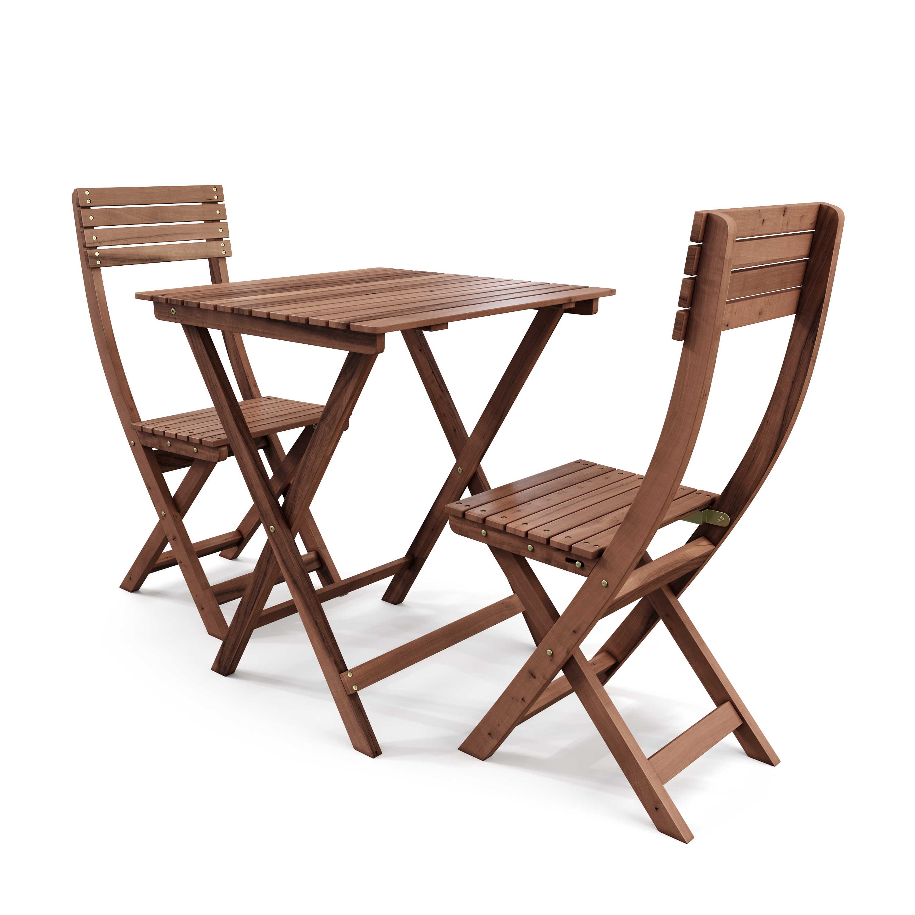 Gartenmöbel Set Holz ATLANTA 3-teilig
