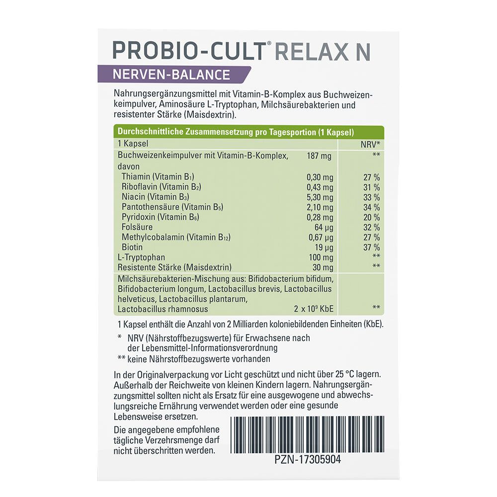 SYXYL PROBIO-CULT® RELAX N unterstützt Körper und Geist!