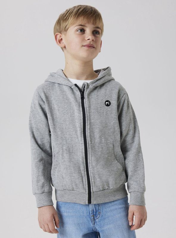 Cardigan - Zwart - Geborstelde Sweatstof - Kangoeroezak - Hoodie
