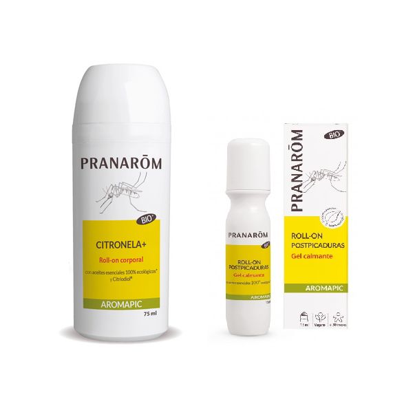 Pranarom Aromapic Duo Roll-On Citronela 75ml   Gel Calmante 15ml
