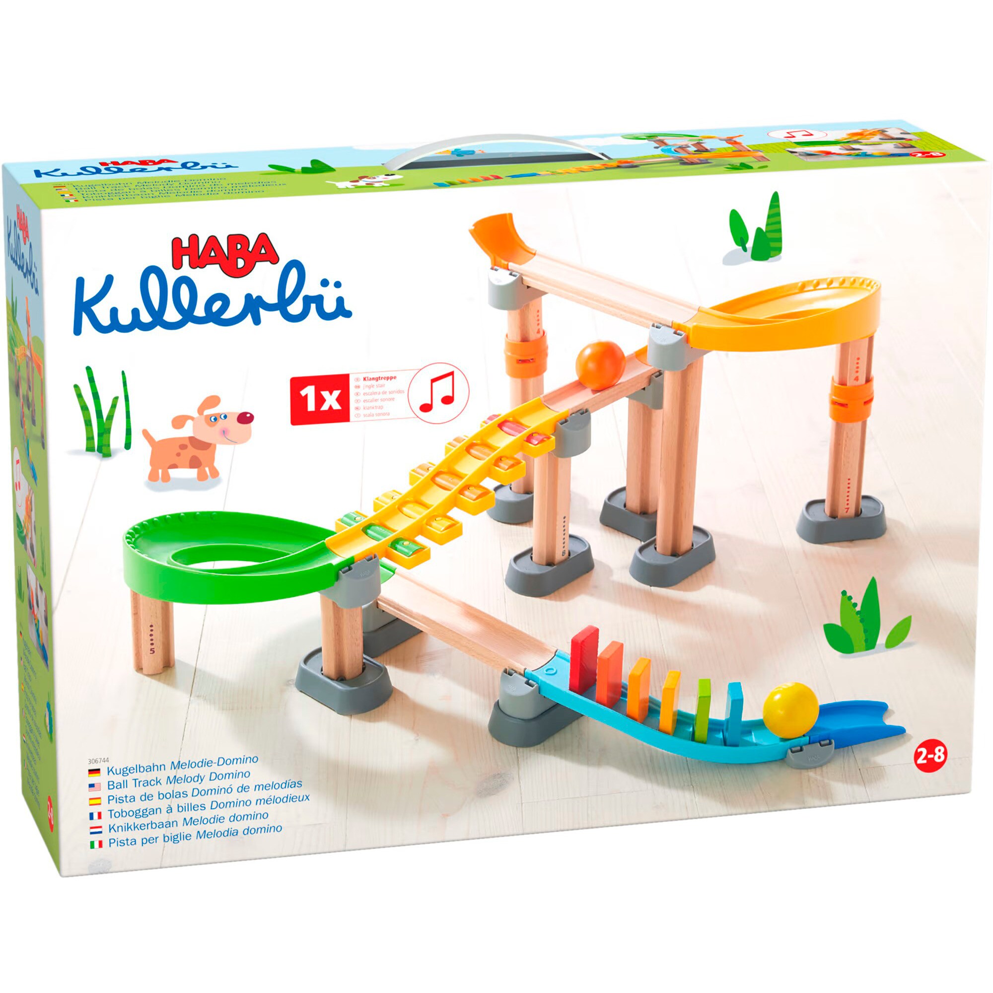 HABA Kugelbahn Kullerbü - Kugelbahn Melodie-Domino