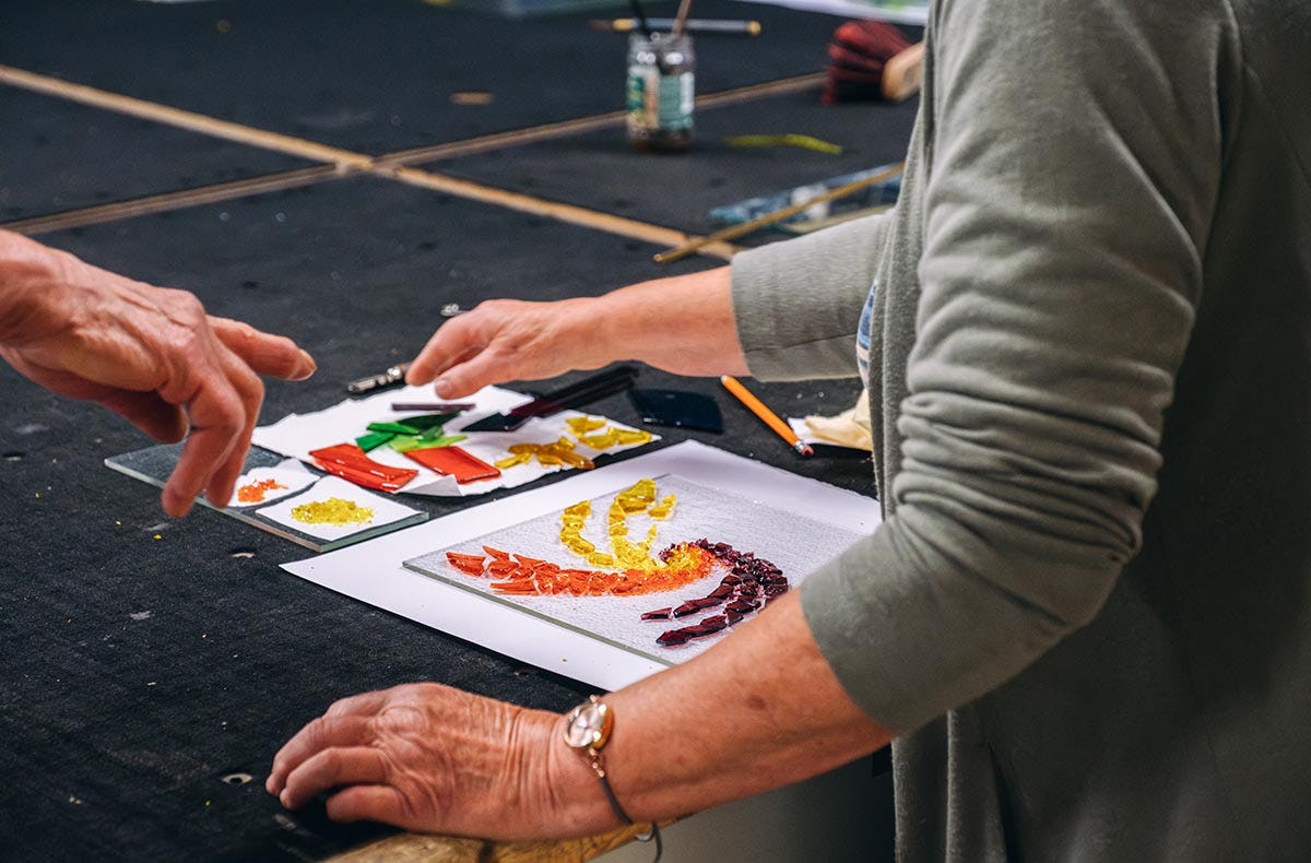 Glaskunst- Workshop und Glaskunst in Dresden