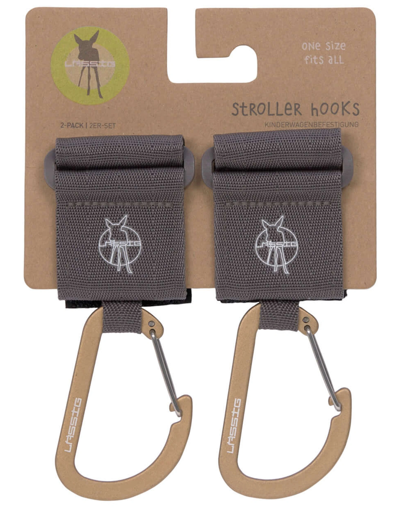 Kinderwagenhalter STROLLER 2er-Set in dark grey