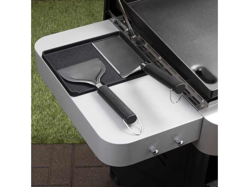 Weber Grillbesteckmatte Schwarz Grillhilfe für müheloses Grillen