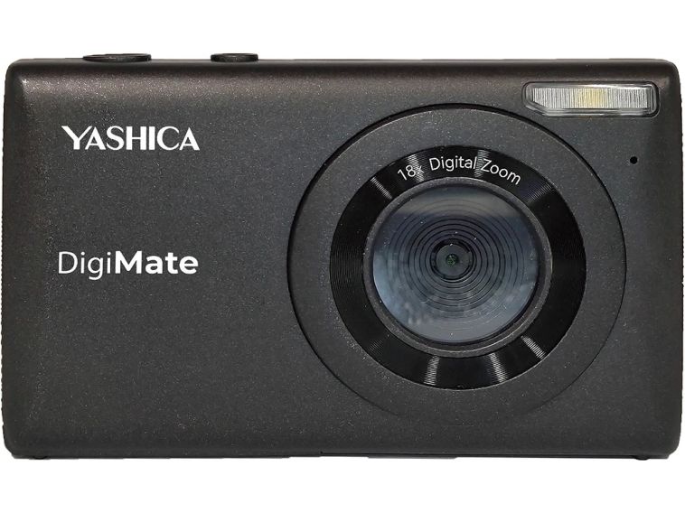 Yashica Fotokamera DigiMate 100 Schwarz Yashica DigiMate Kompaktkamera 64 MP CMOS Schwarz