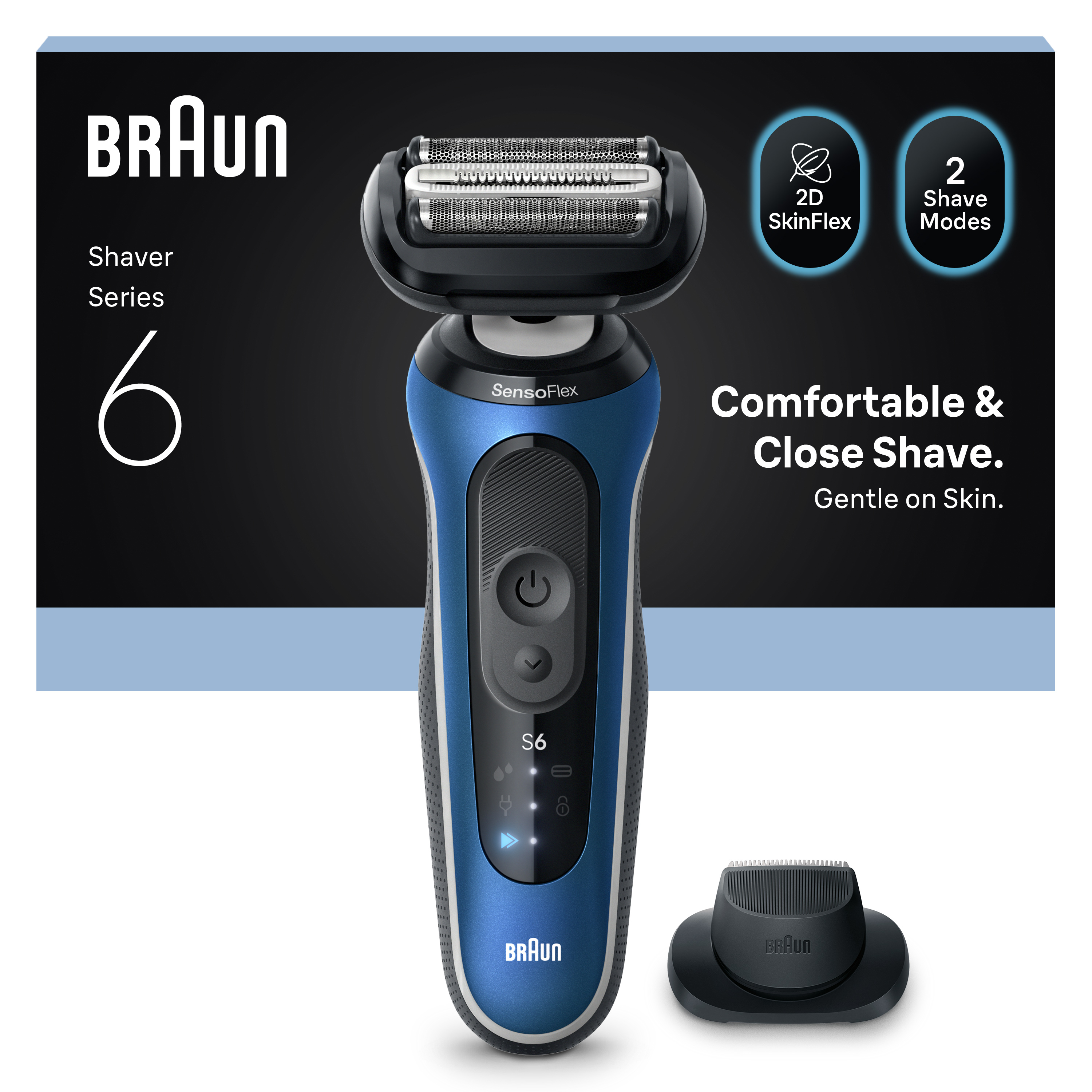Braun Elektrisch Scheerapparaat Series 6 62-B1200s