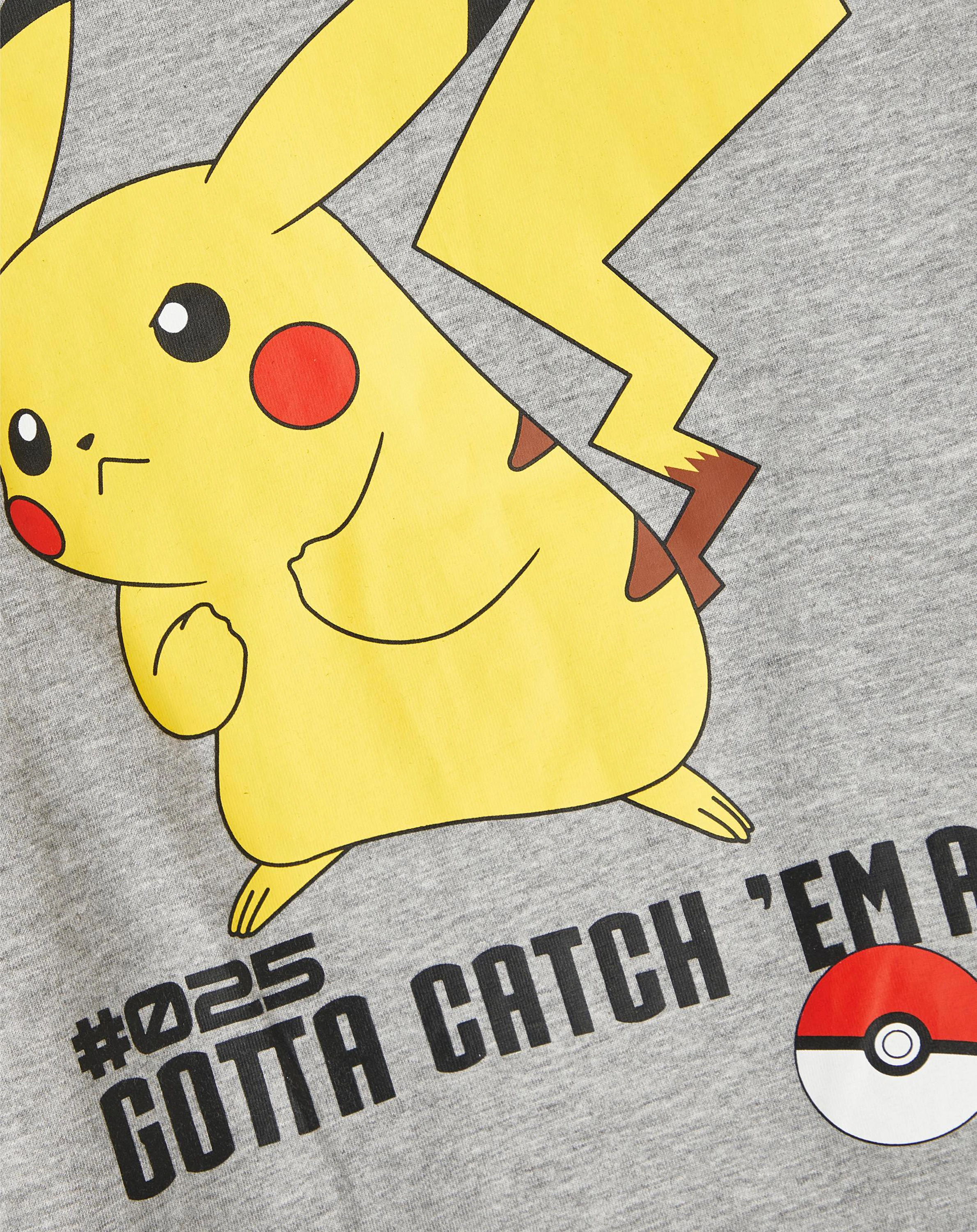 T-Shirt NKMNIKHIL POKEMON in grey melange