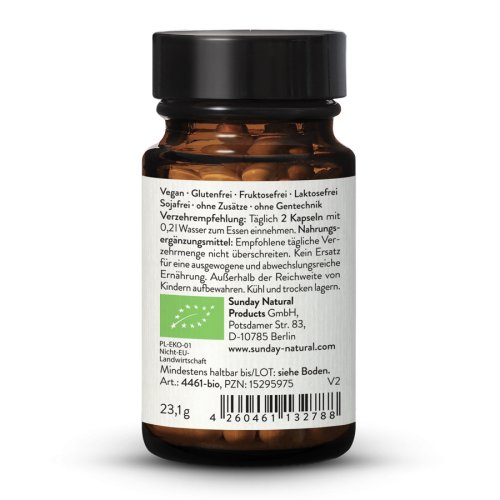 Sunday Natural Products  Bio Curcuma 3300 Extrakt Kapseln