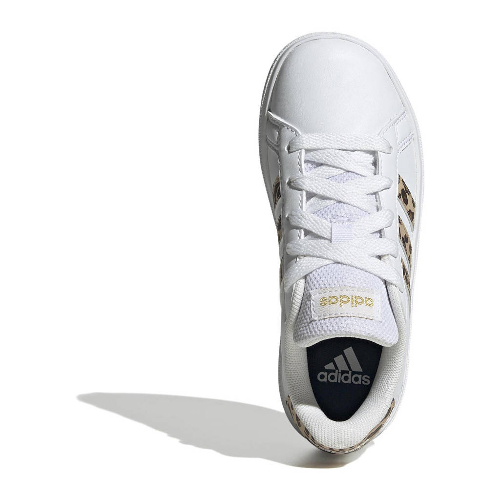adidas Grand Court 2.0 sneakers wit/panterprint