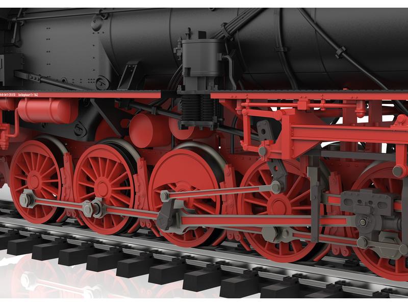 Märklin Dampflokomotive BR 52 mit Wannentender, DB, AC, H0 Schwere Güterzug-Dampflokomotive Baureihe 52, mit Wannentender 2´2´T30 der DB