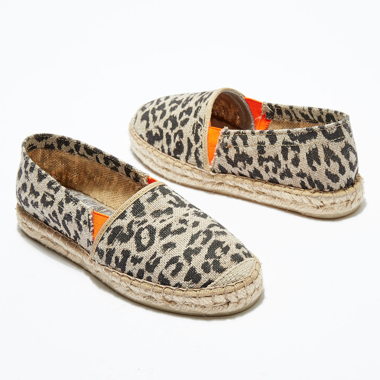 Rainbow & Snow Espadrilles Animal Print beige/noir