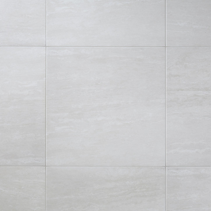 Carrelage sol blanc 60 x 60 cm Soft Travertin