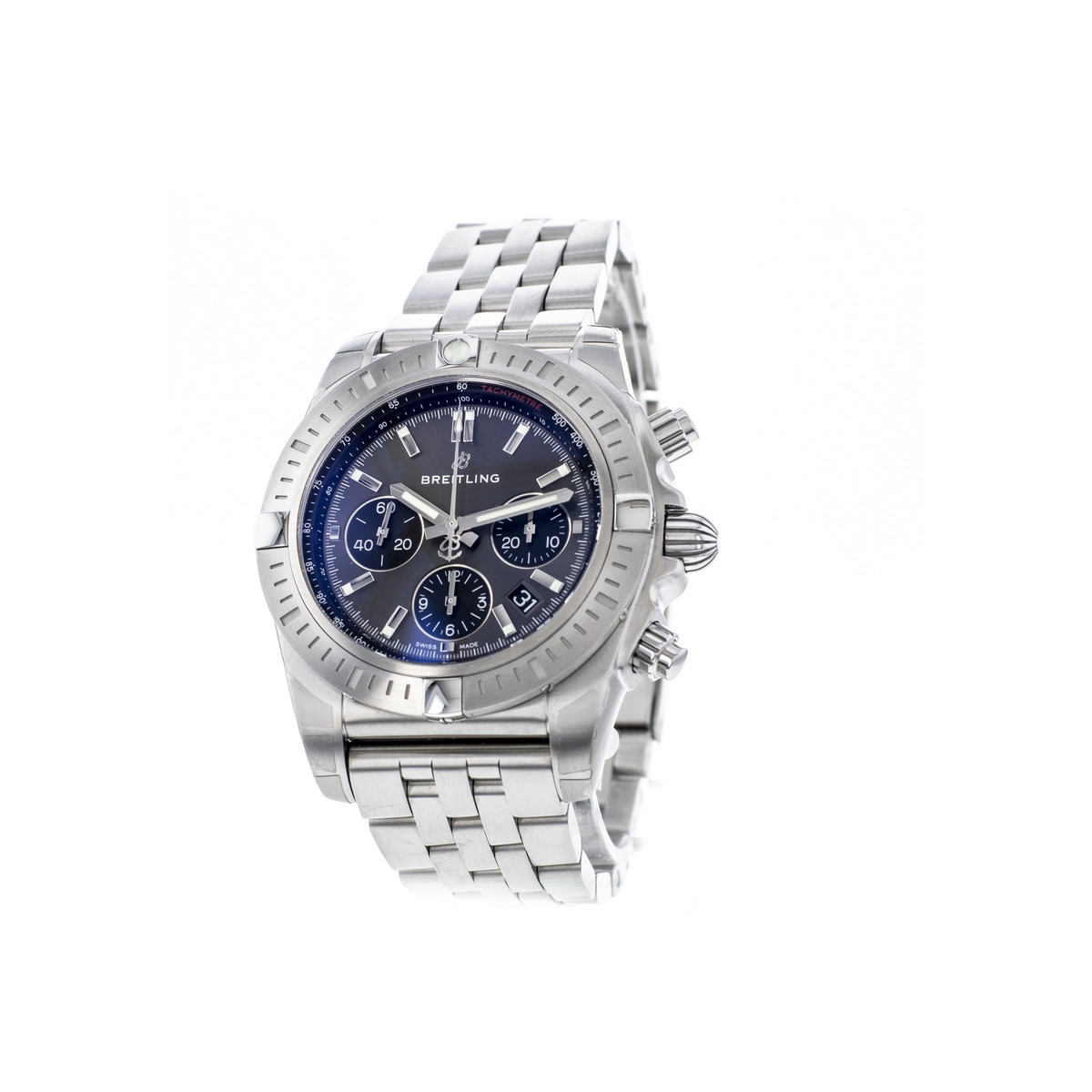 Montre d'occasion Breitling Chronomat homme chronographe acier