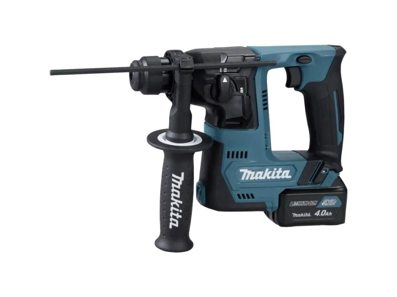 Makita HR140DSMJ - Roterende hammer - ledningfri - 2 tilstande - SDS-plus - 1 Joule - 2 batterier - 10.8 V