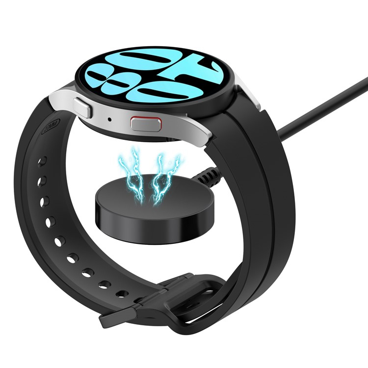 (1m) USB C auf Samsung Galaxy Watch 6 / 6 Classic / 5 / 5 Pro / 4 / 4 Classic / Active 2 / 1 Magnetisches Ladekabel - Schwarz
