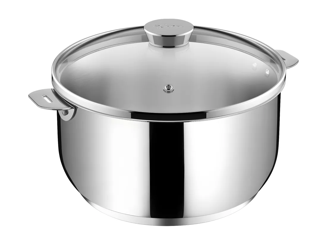 Lagostina Faitout avec couvercle 26 cm inox - 12138031226