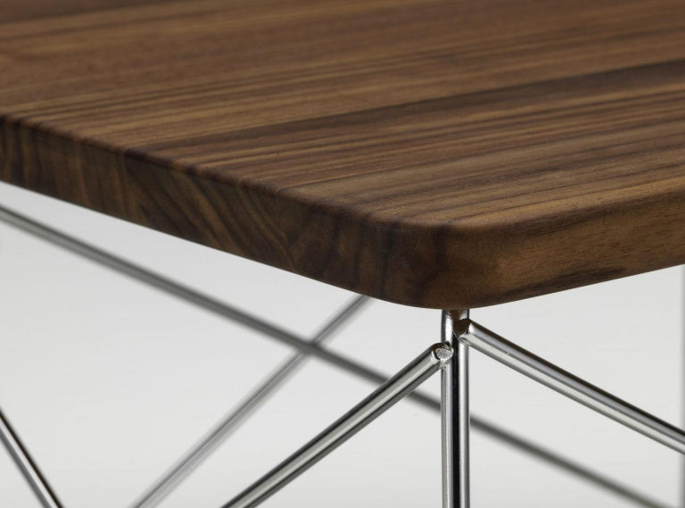 Vitra Occasional LTR salontafel chrome onderstel HPL Black