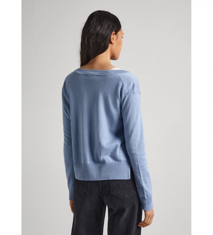Suéter azul Donna V da Pepe Jeans