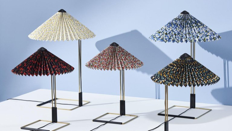 Hay Liberty Matin mirror base tafellamp Ø30 Ros