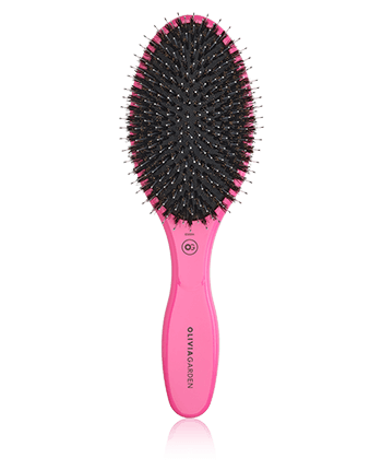 Olivia Garden Expert Care Oval Wildschwein- und Nylonborsten pink 1-Stück