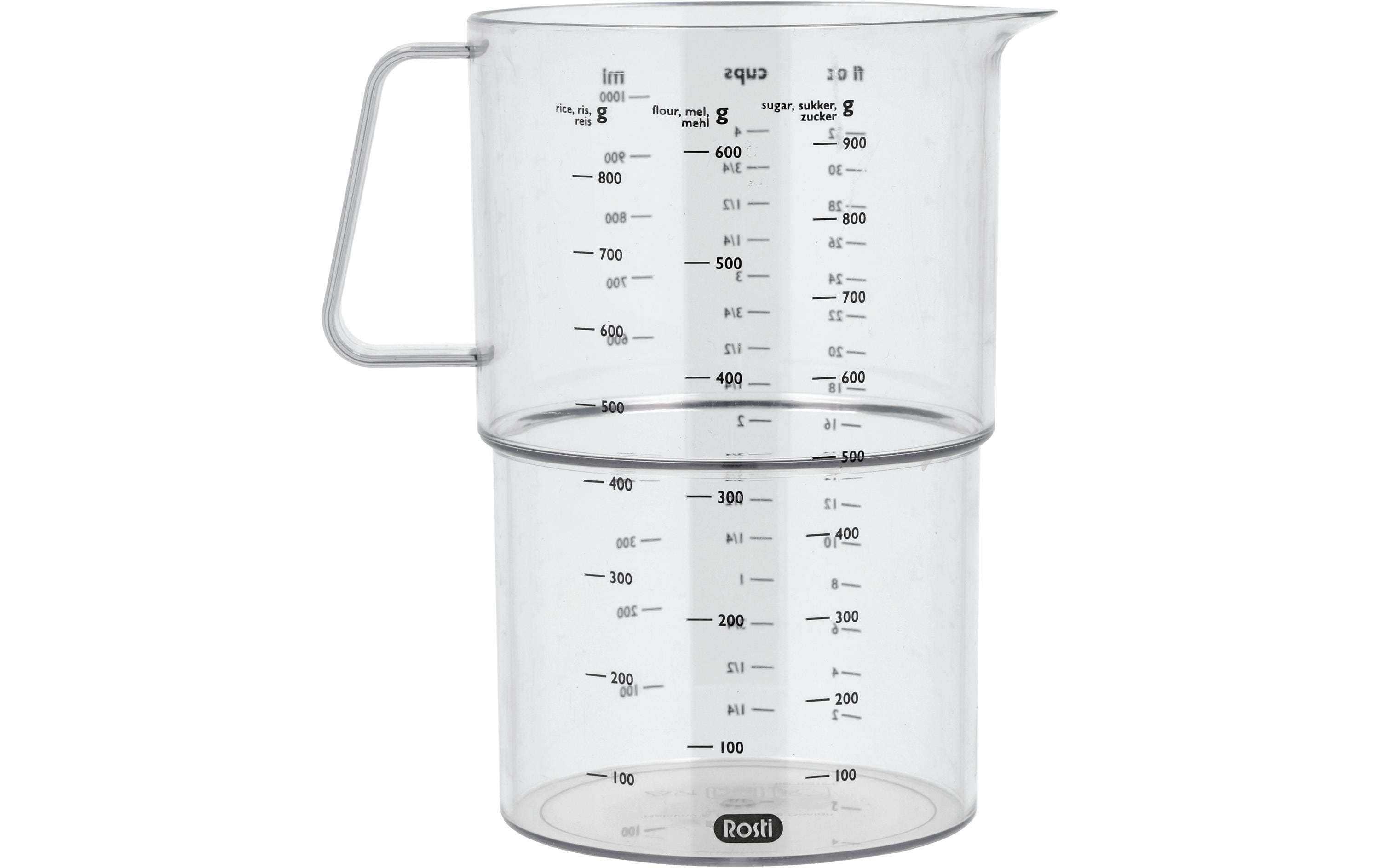 Messbecher Mensura 10 dl, TransparentMesskanne