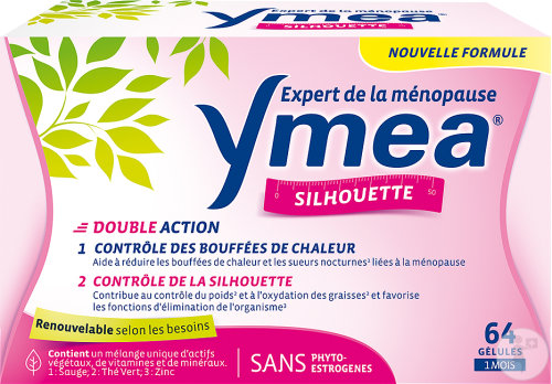 Yméa Ménopause-Silhouette 64 Gélules Nouvelle Formule