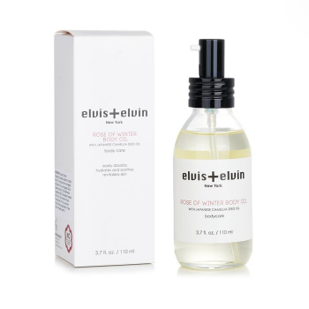 Elvis   Elvin Óleo Corporal Rosa de Inverno  110ml/3.7oz