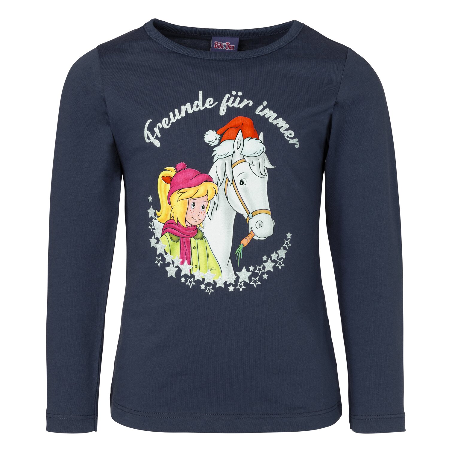 Miss Melody Langarmshirt Bibi & Tina  - navy blaze