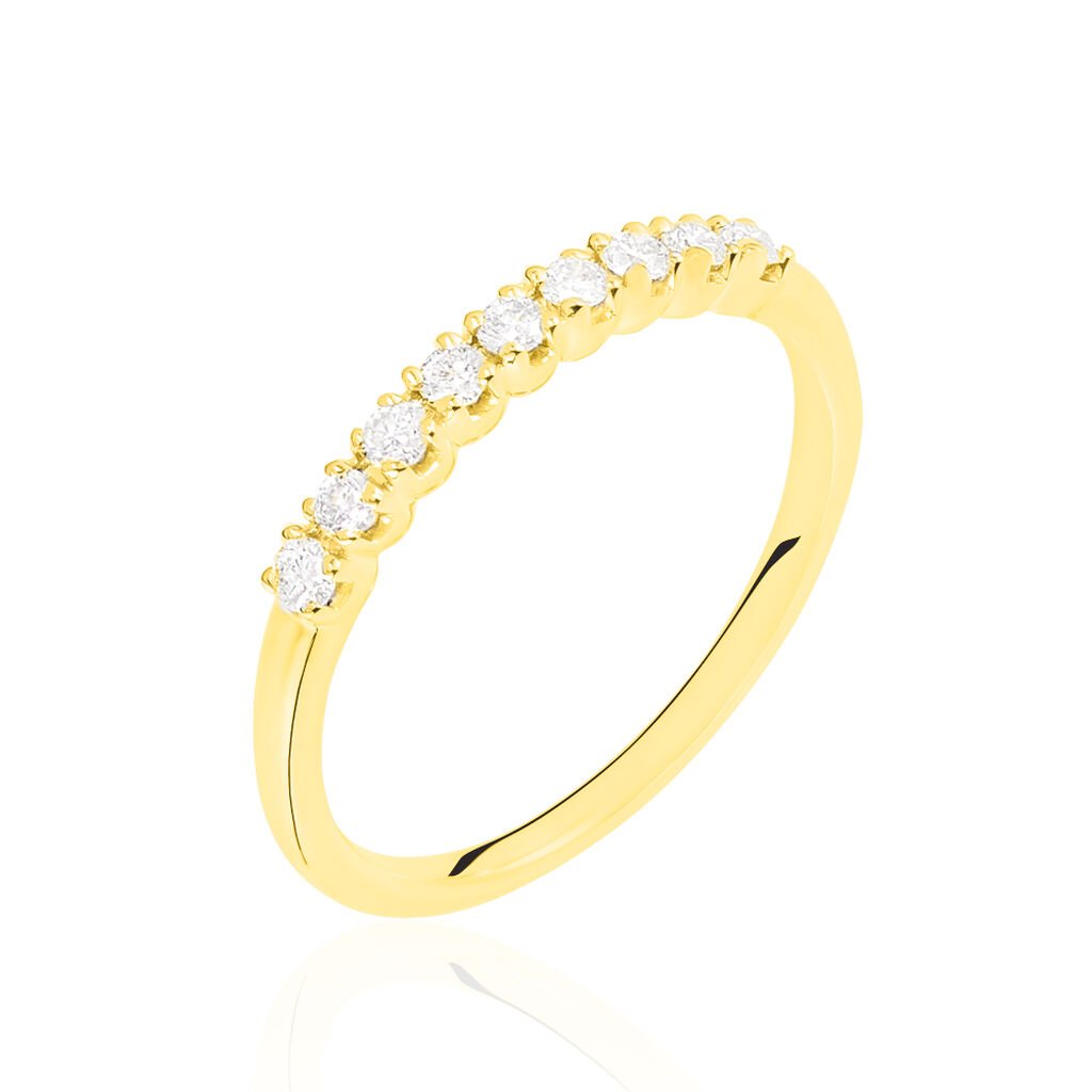 Alliance Hera Or Jaune Diamant