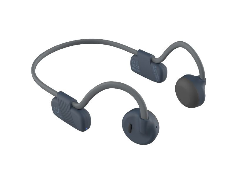 myFirst Headphone BC Wireless Lite Blau Kabellose Knochenleitungskopfhörer für Kinder