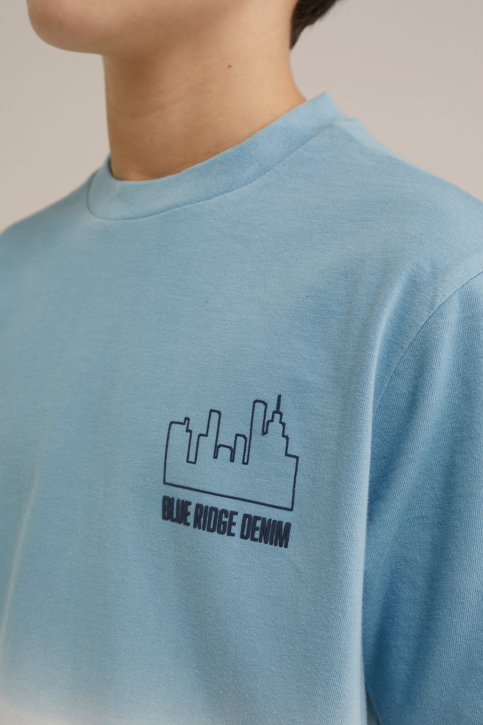 Jongens T-shirt met dessin Blue Ridge Lichtblauw