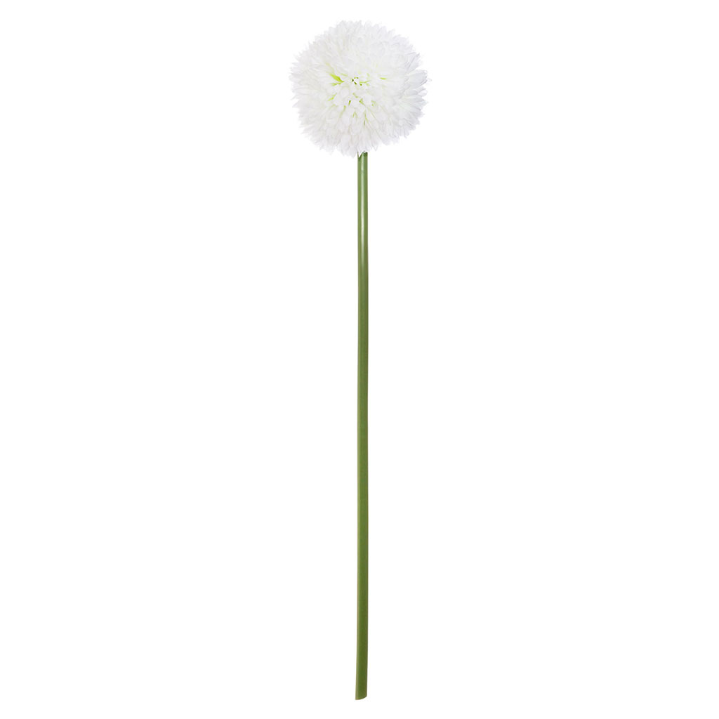 Tige pompon artificielle H 60cm