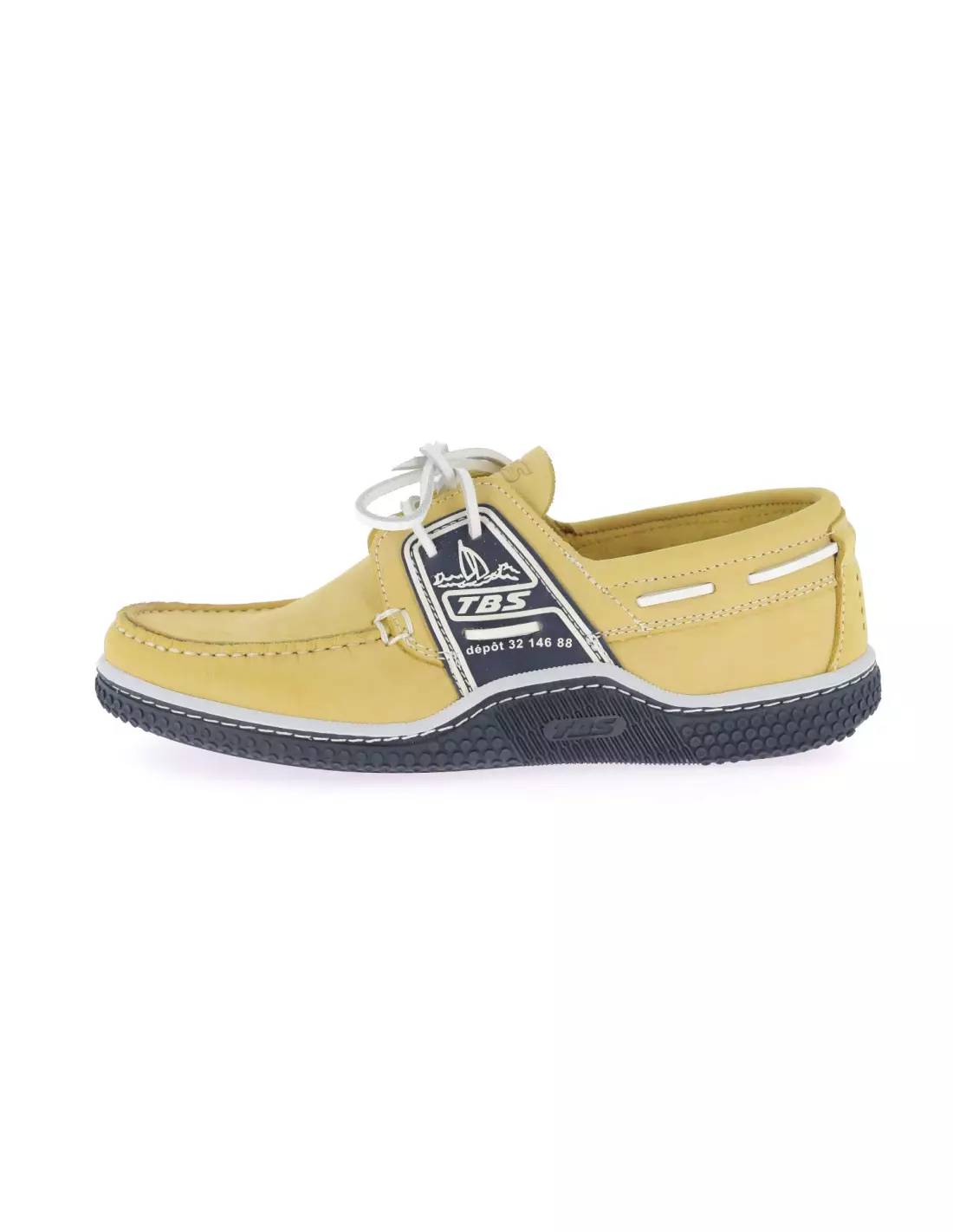 TBS GLOBECK - Bateaux & mocassins RAYON+NAVY