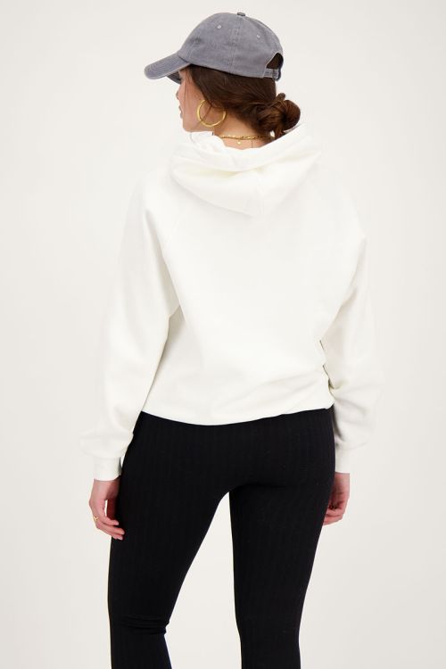 Witte hoodie Paris love story