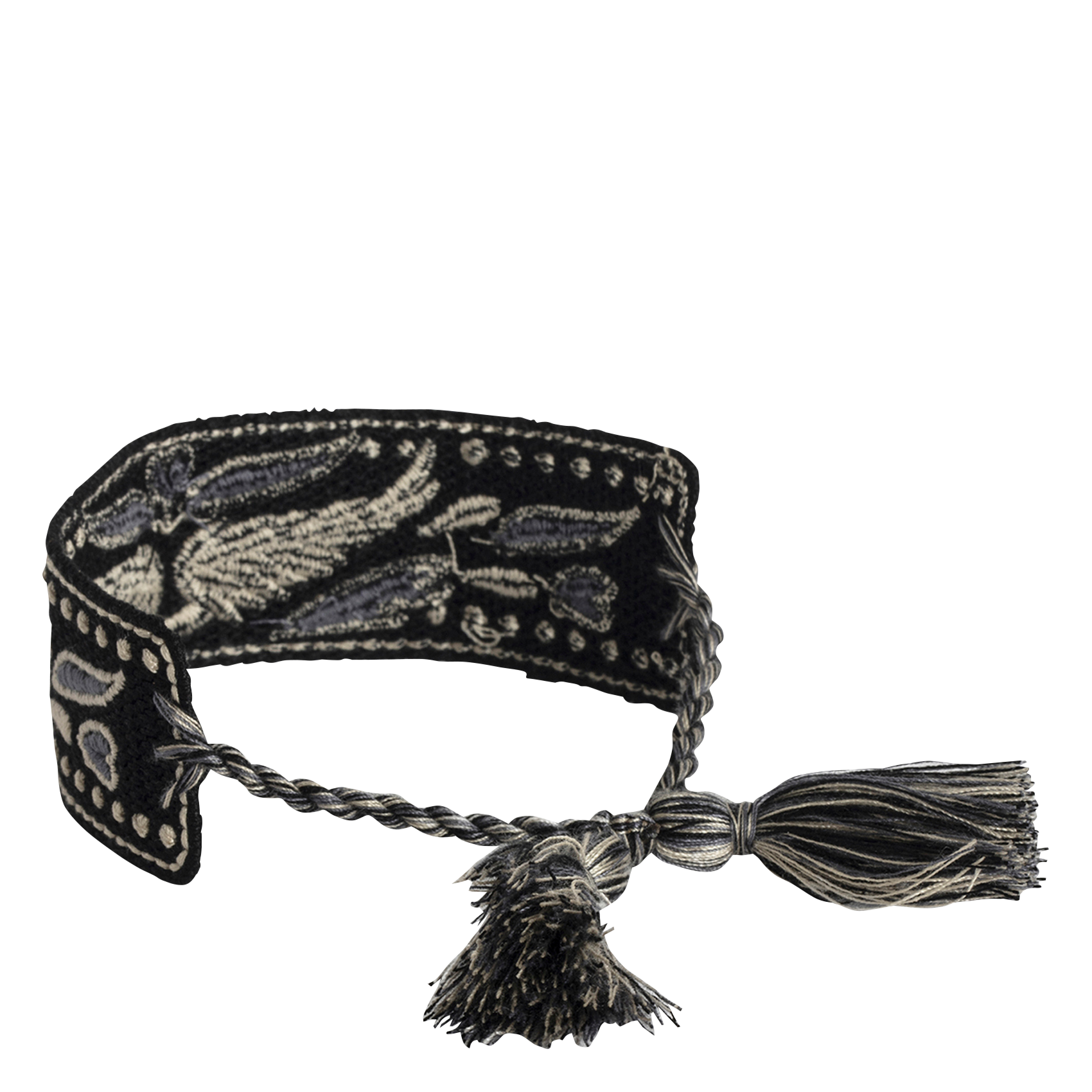 Bracelet tissé | Noir