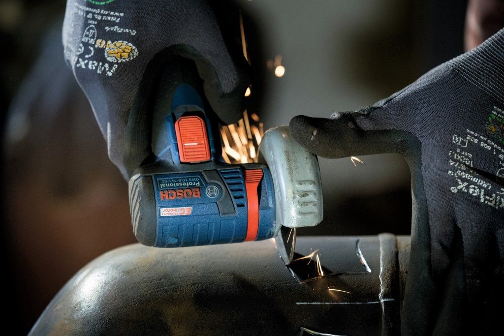 Bosch GWS 12V-76 Accu haakse slijpmachine  - 06019F2000