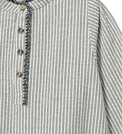 Sofie Schnoor Kleid - Black Dünn Stripe