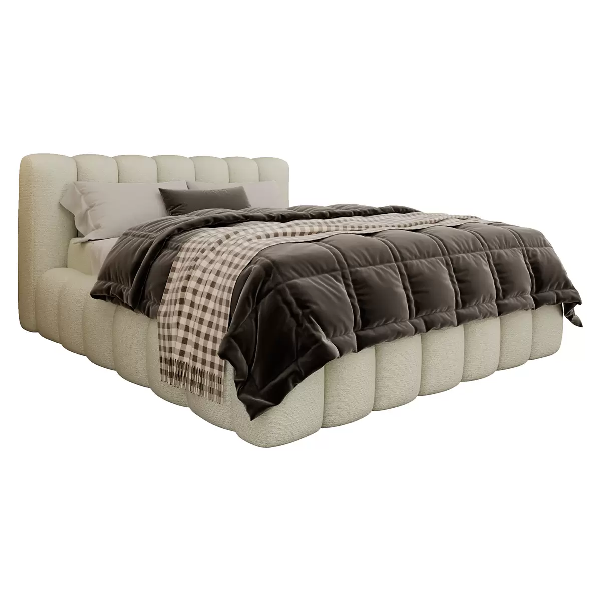 Polsterbett Nobo 160x200 Beige