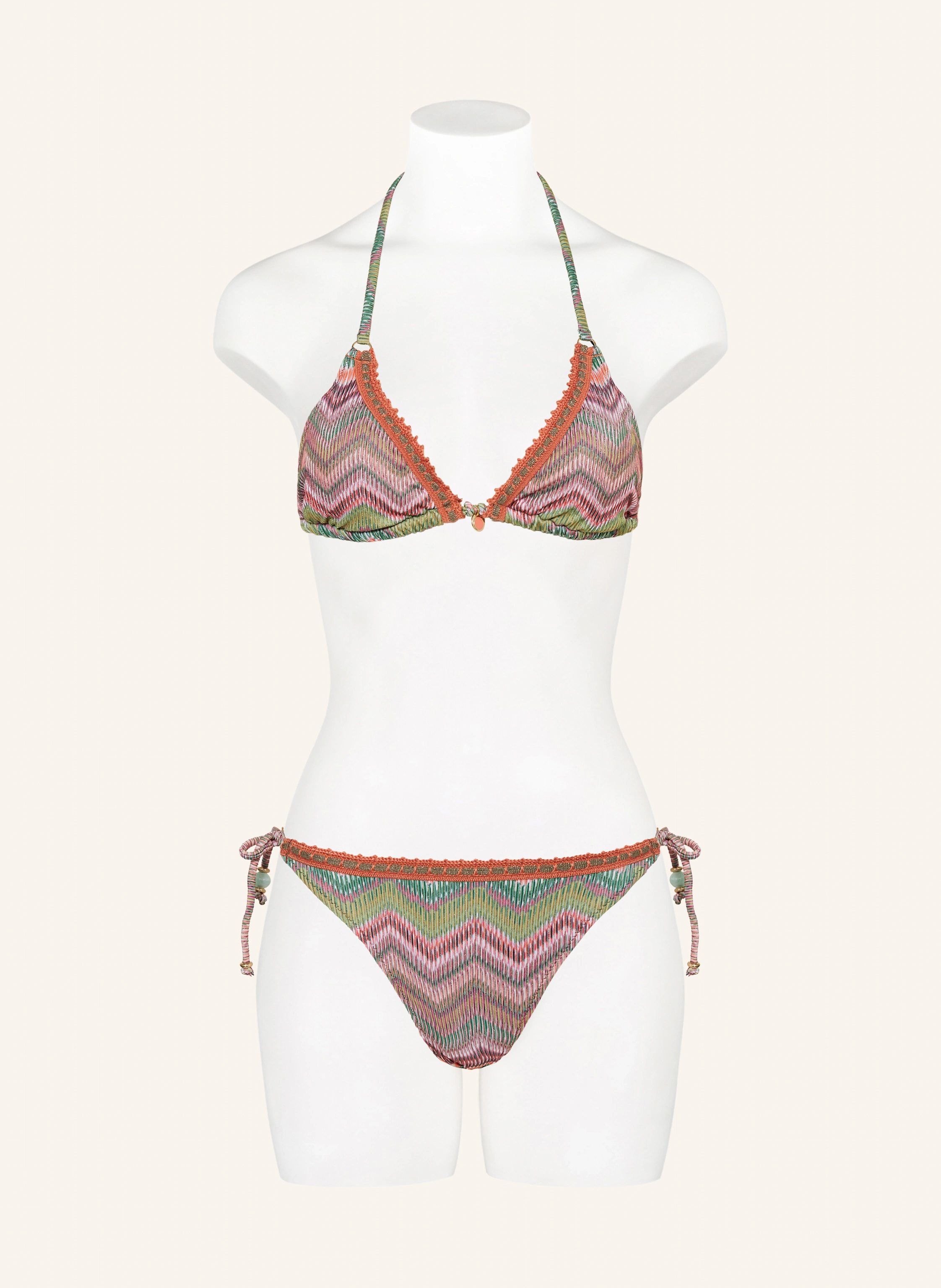 BANANA MOON COUTURE Triangel-Bikini-Top INAYA LUA mit Glitzergarn
