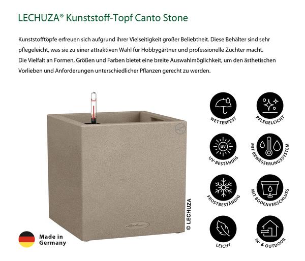 LECHUZA® Kunststoff-Topf Canto Stone,