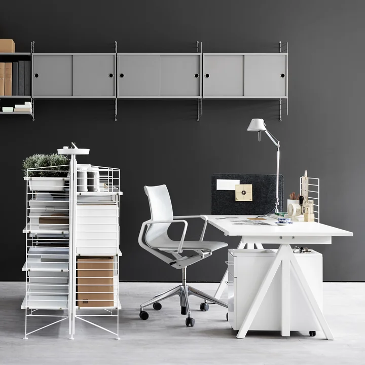 String - Works Tischplatte, schwarz, 120 x 78 cm