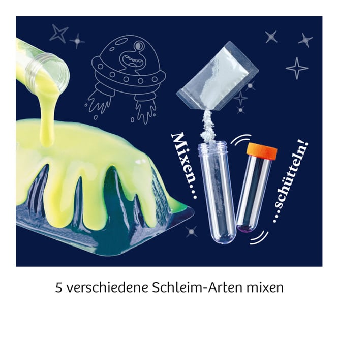 Fun Science - Nachtleuchtender Galaxie-Schleim